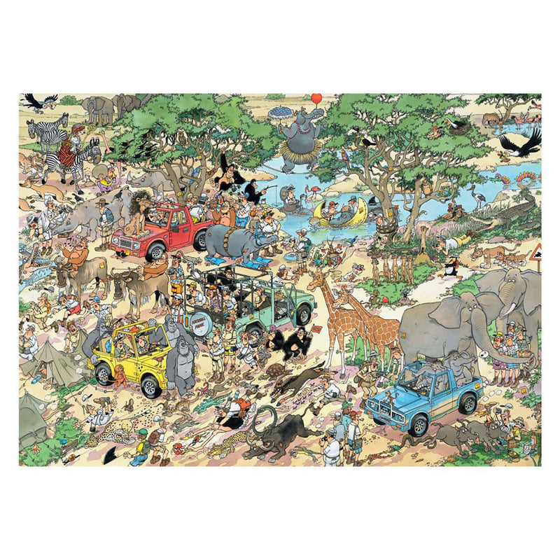 Afbeelding laden in galerijviewer, Jumbo puzzel 2x1000 st. jvh - safari storm
