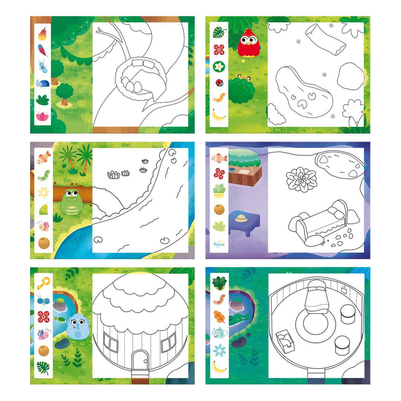 Afbeelding laden in galerijviewer, Jumbo water magic squishies jungle
