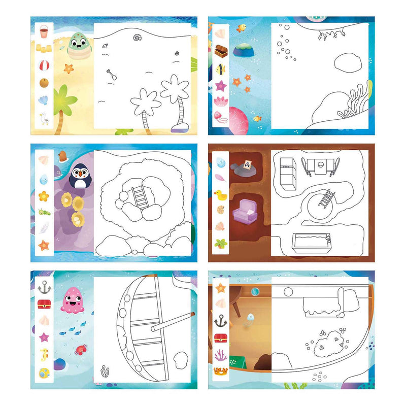 Afbeelding laden in galerijviewer, Jumbo water magic squishies zeedieren
