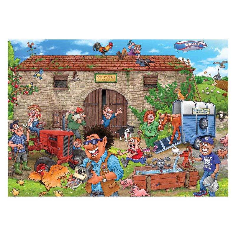 Afbeelding laden in galerijviewer, Jumbo wasgij destiny 30 - een gelukkige oogst! - 1000 stukjes puzzel - legpuzzel voor volwassenen - vanaf 12 jaar puzzels
