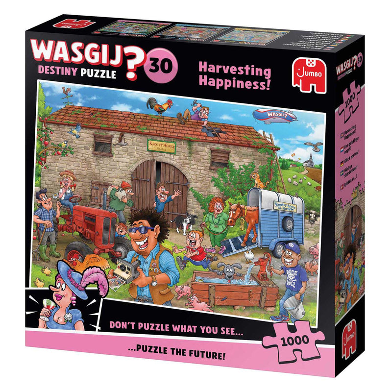 Afbeelding laden in galerijviewer, Jumbo wasgij destiny 30 - een gelukkige oogst! - 1000 stukjes puzzel - legpuzzel voor volwassenen - vanaf 12 jaar puzzels
