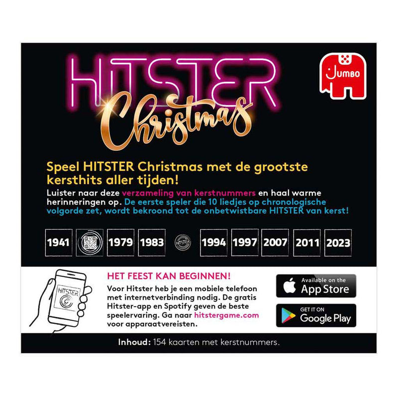 Afbeelding laden in galerijviewer, Jumbo hitster christmas – muziekspel uitbreiding – kerstmuziek – kerstliedjes – partyspel – actiespel
