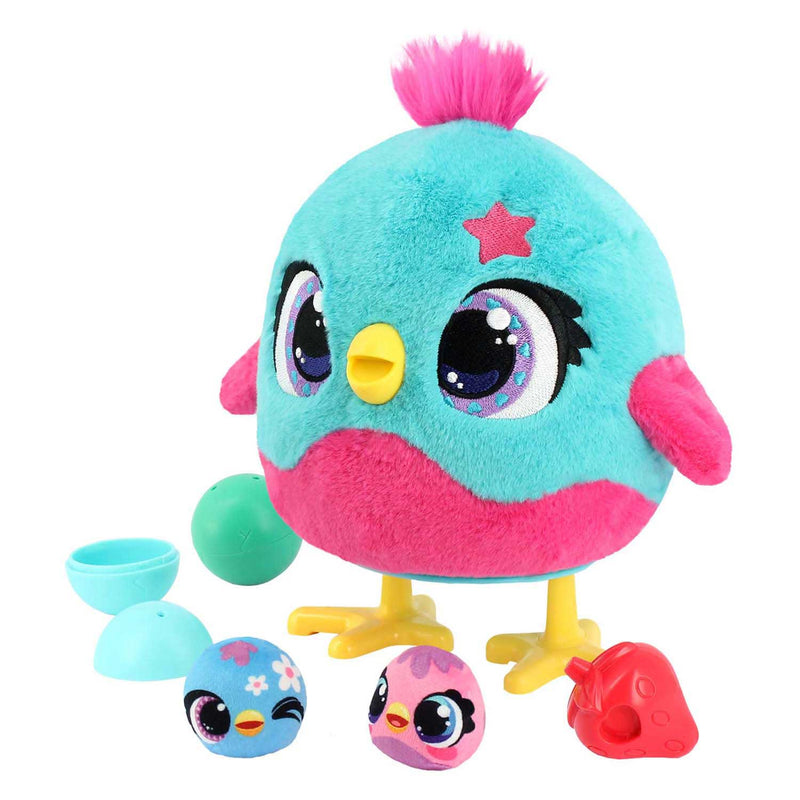 Afbeelding laden in galerijviewer, Jumbo - funtasy family - chick-a-boo - vanaf 3 jaar - interactieve knuffel - speelgoed met geluid - zingt, danst en legt kuikens

