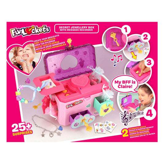 Funlockets jumbo geheime sieradendoos met berichtrecorder