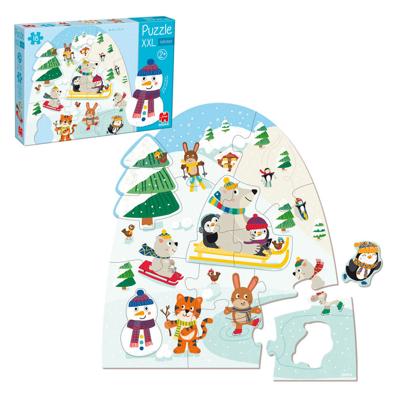 Afbeelding laden in galerijviewer, Jumbo goula puzzel xxl winter - 18st.
