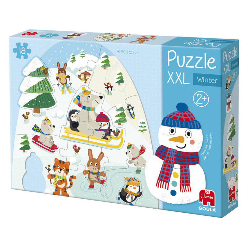 Afbeelding laden in galerijviewer, Jumbo goula puzzel xxl winter - 18st.
