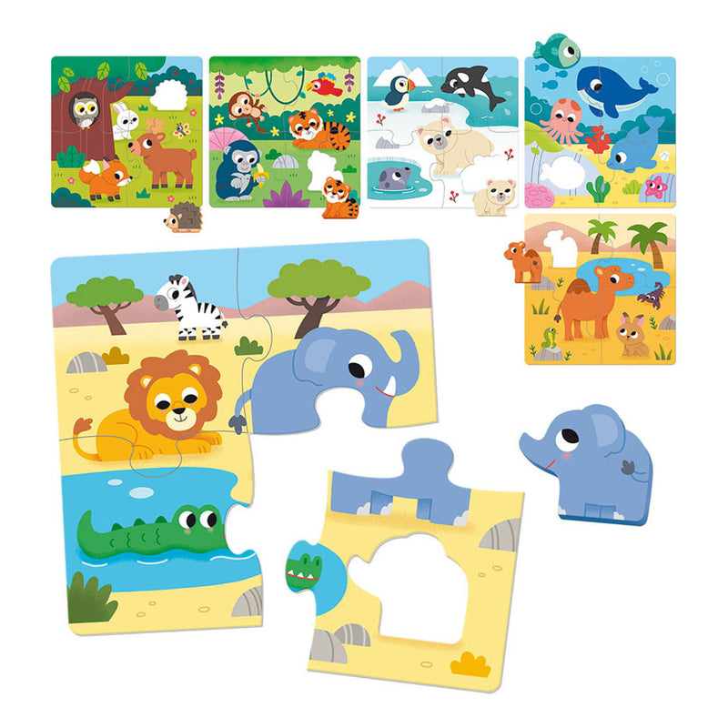 Afbeelding laden in galerijviewer, Jumbo goula puzzel 6 habitat - 5st.
