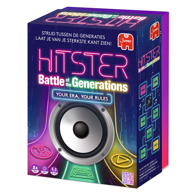 Afbeelding laden in galerijviewer, Jumbo hitster battle of the generations – nederlandstalig muziekspel – generaties – partyspel – actiespel
