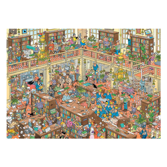 Jumbo puzzel 500xl st. jvh - de bibliotheek