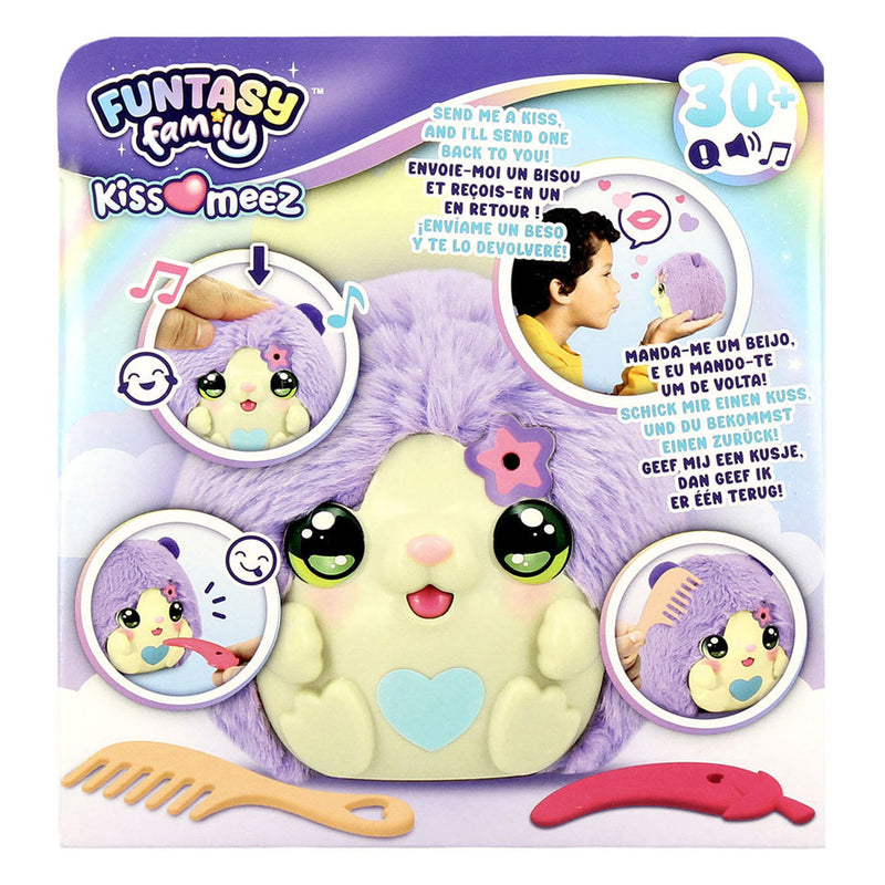 Afbeelding laden in galerijviewer, Jumbo funtasy family kiss-meez hamster - interactieve knuffel
