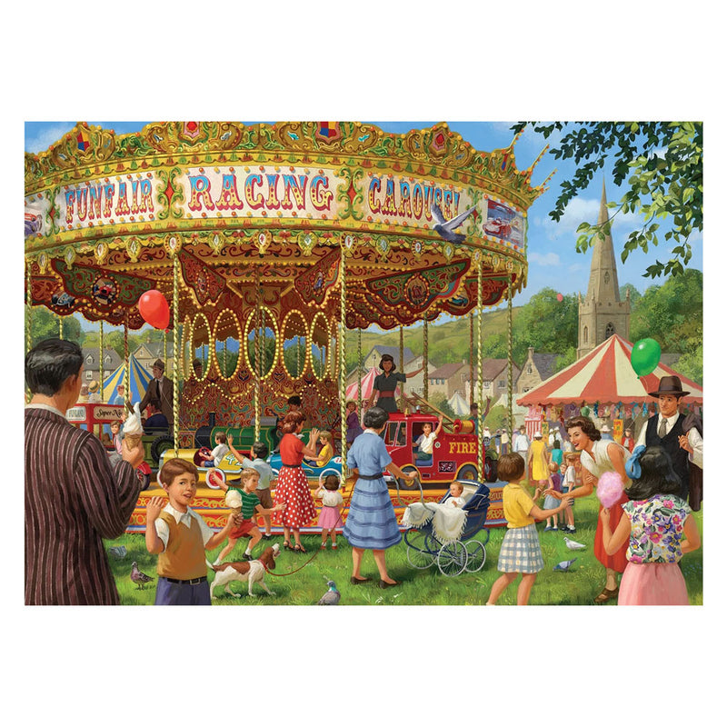 Afbeelding laden in galerijviewer, Falcon puzzel - legpuzzel 1000 stukjes - the carousel - multicolor.
