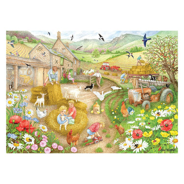 Falcon puzzel - bringing in the hay 1000 stukjes - educatief speelgoed.