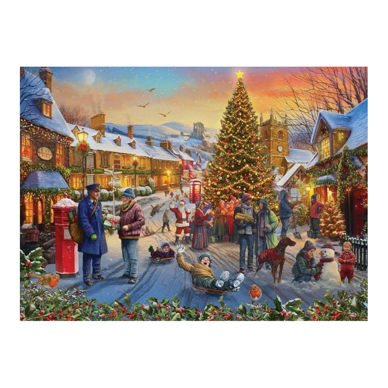 Afbeelding laden in galerijviewer, Jumbo falcon christmas kerstpuzzel - 1000st.
