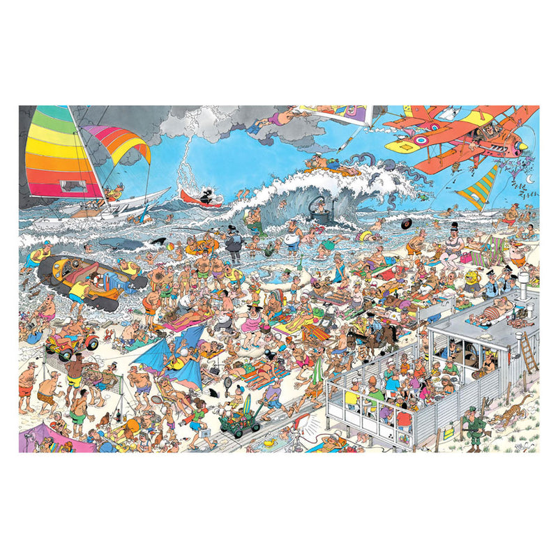 Afbeelding laden in galerijviewer, Jumbo puzzel 1500 stukjes jvh - op het strand
