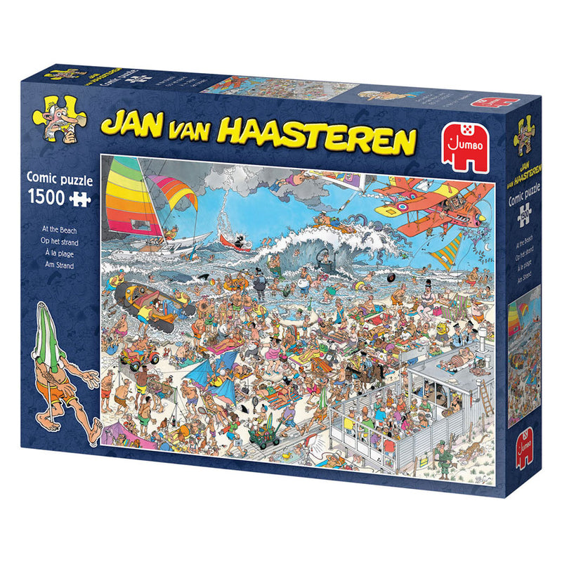 Afbeelding laden in galerijviewer, Jumbo puzzel 1500 stukjes jvh - op het strand
