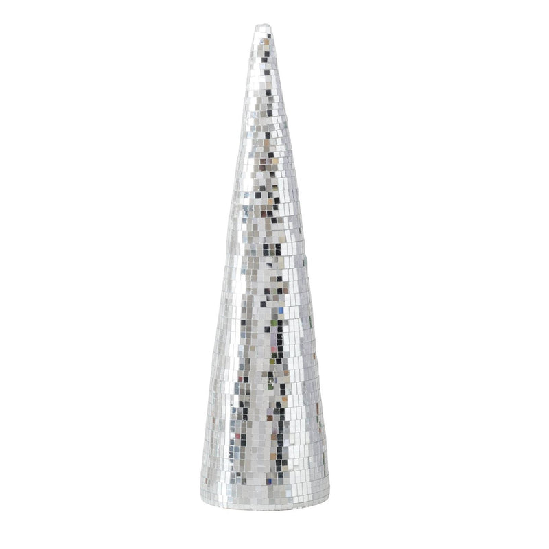 Afbeelding laden in galerijviewer, Boltze home kerstboom disco spiegelglas h39cm
