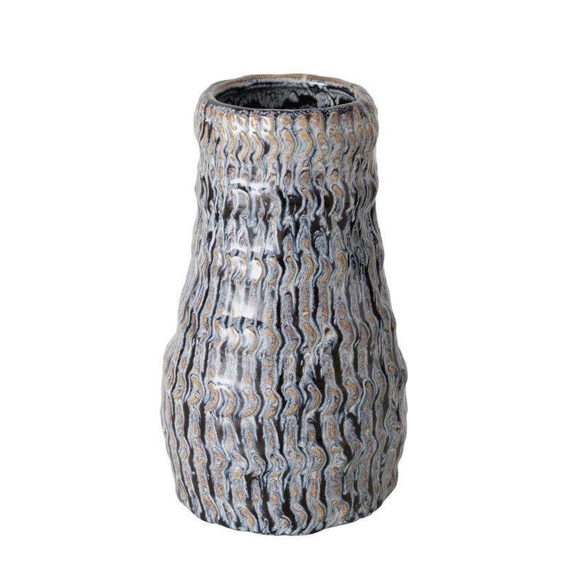 Afbeelding laden in galerijviewer, Boltze home vaas carpeto dia12x19,5cm porselein reactief glazuur
