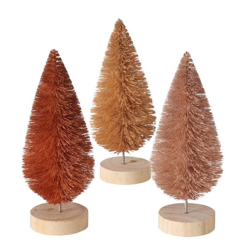 Afbeelding laden in galerijviewer, Boltze home beeld kerstboom bruin h16cm
