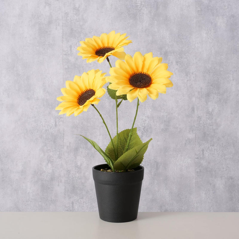 Afbeelding laden in galerijviewer, Boltze home kunstplant zonnebloem 33cm
