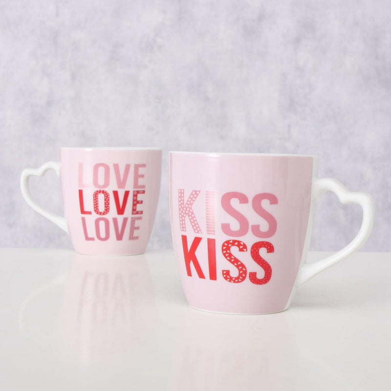 Afbeelding laden in galerijviewer, Boltze home jumbo mok lovekiss 480ml
