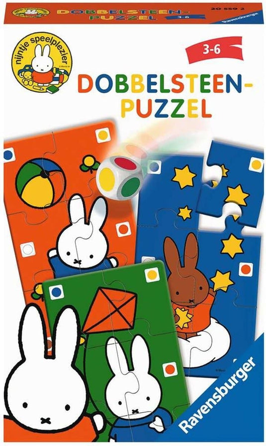 Ravensburger dobbelsteenspel van nijntje speelplezier