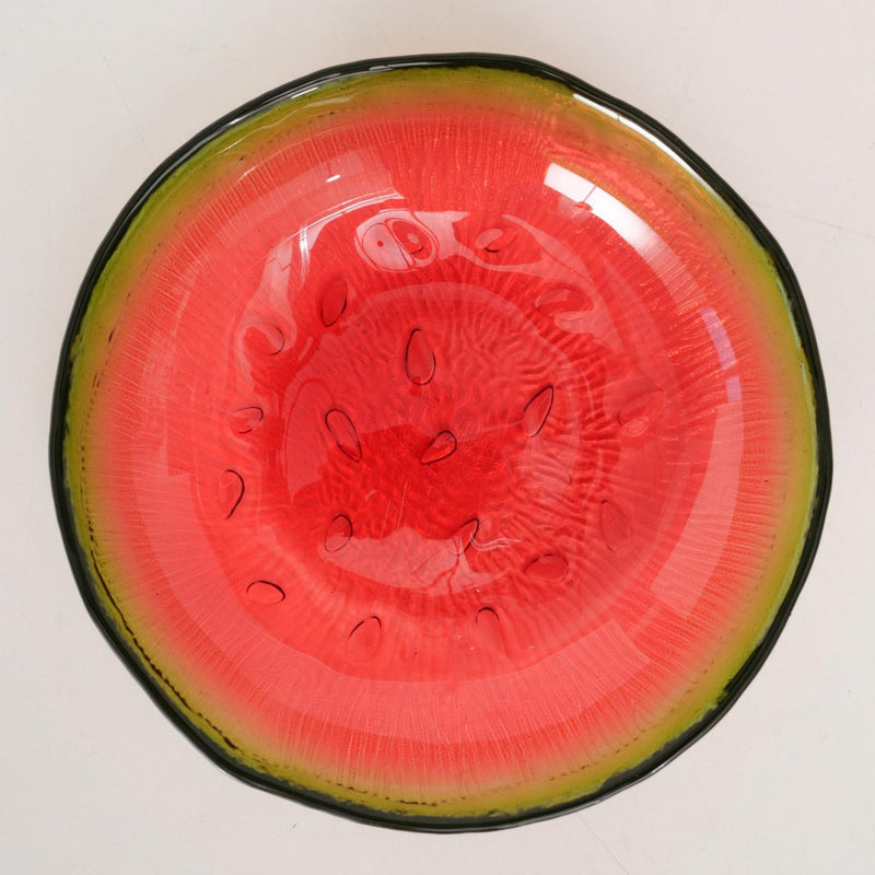 Afbeelding laden in galerijviewer, Boltze home schaal glas fruity h3,5cm, d 16cm meloen
