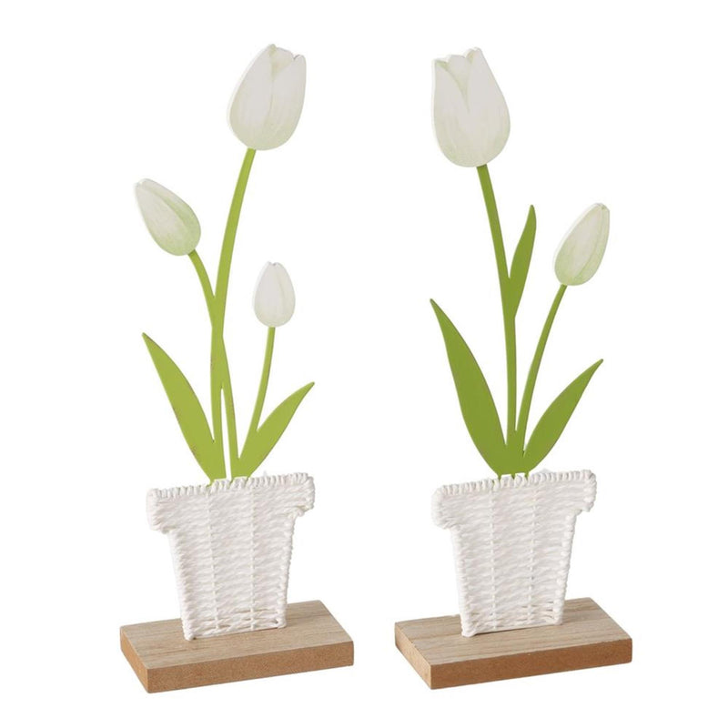 Afbeelding laden in galerijviewer, Boltze home decoratieve standaard tulips
