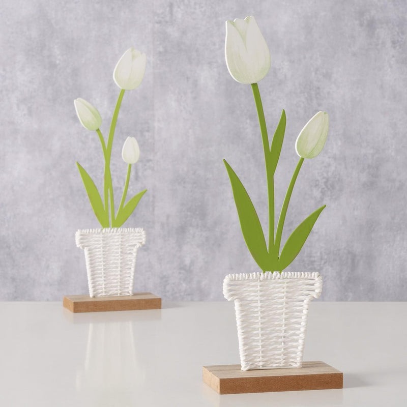 Afbeelding laden in galerijviewer, Boltze home decoratieve standaard tulips
