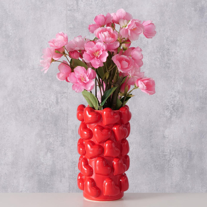 Afbeelding laden in galerijviewer, Boltze home vaas met harten h20cm

