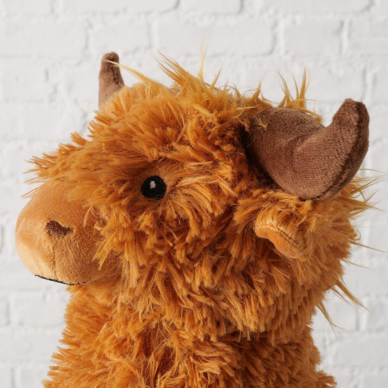 Afbeelding laden in galerijviewer, Boltze home deurstopper schotse hooglander bente 25x21x23cm
