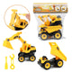 Toi-toys toi toys cars trucks kiepwagen en graafmachine in zak