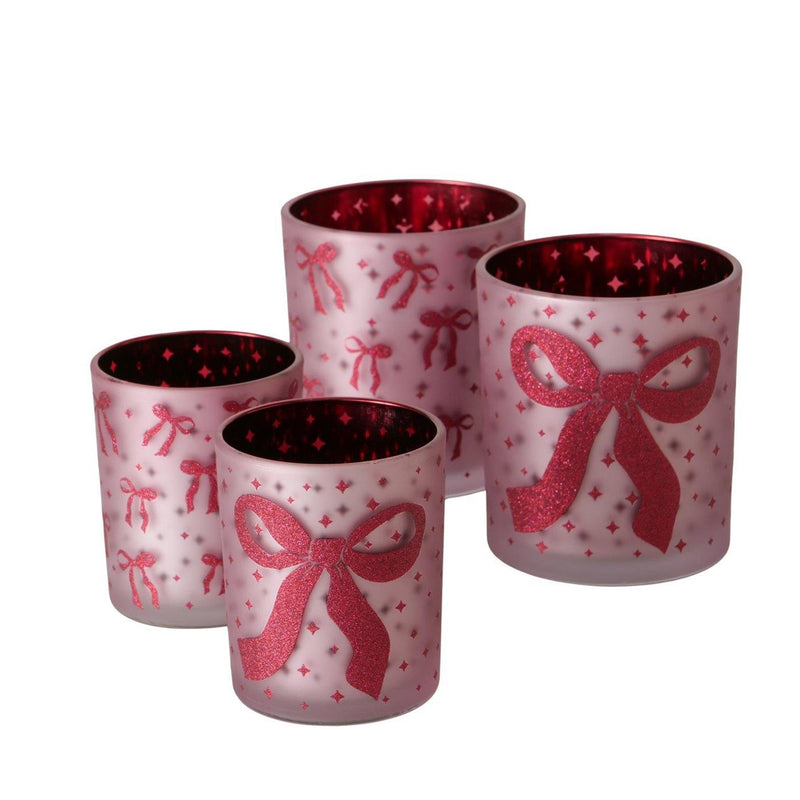 Afbeelding laden in galerijviewer, Boltze home windlichtset boucle glas 2-delig h8,4-10,2cm
