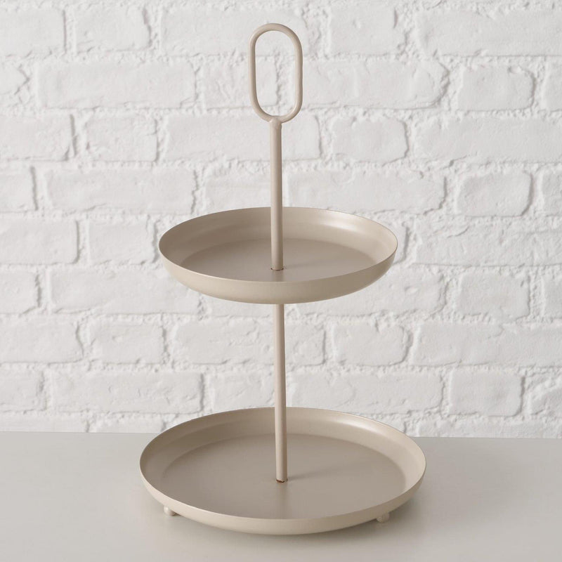 Afbeelding laden in galerijviewer, Boltze home etagã¨re gogo beige ø21xh34cm

