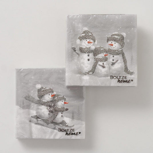 Boltze home servetten frosty pak a 20 16,5x16,5x3cm