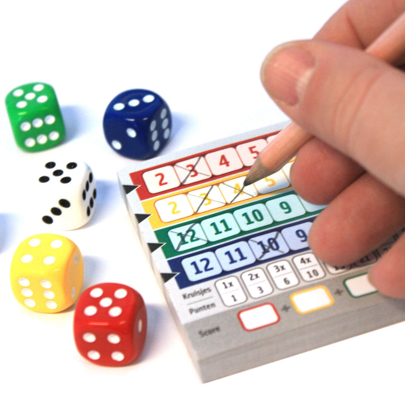 Afbeelding laden in galerijviewer, White goblin games qwixx dobbelspel
