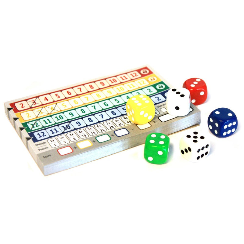 Afbeelding laden in galerijviewer, White goblin games qwixx dobbelspel (nederlands, 2 - 5 spelers, 15 minuten, vanaf 8 jaar)
