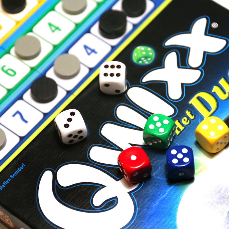 Afbeelding laden in galerijviewer, White goblin games qwixx het duel dobbelspel (nederlands, 2 spelers, 15 minuten, vanaf 8 jaar)
