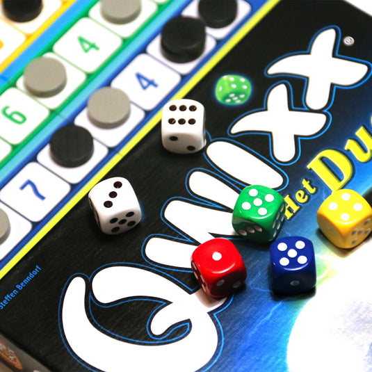 White goblin games qwixx het duel dobbelspel (nederlands, 2 spelers, 15 minuten, vanaf 8 jaar)