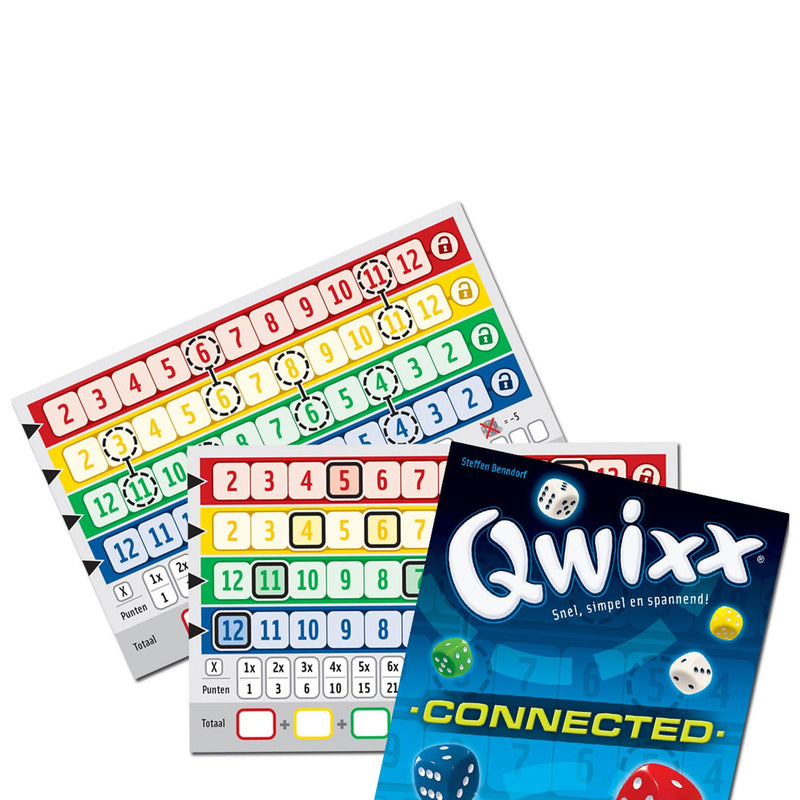Afbeelding laden in galerijviewer, White goblin games qwixx uitbreiding - connected
