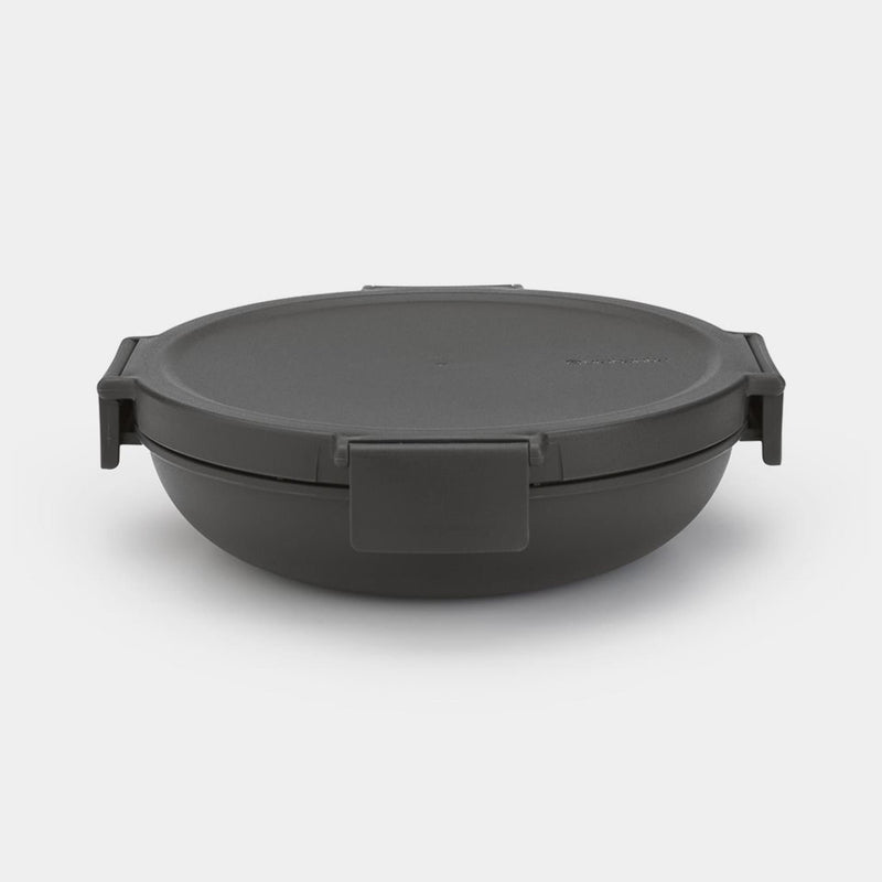 Afbeelding laden in galerijviewer, Brabantia make take lunchkom 1l dark grey
