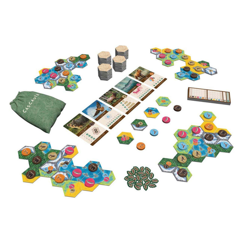 Afbeelding laden in galerijviewer, White goblin games cascadia bordspel (nederlands, 1 - 4 spelers, 45 minuten, vanaf 10 jaar)
