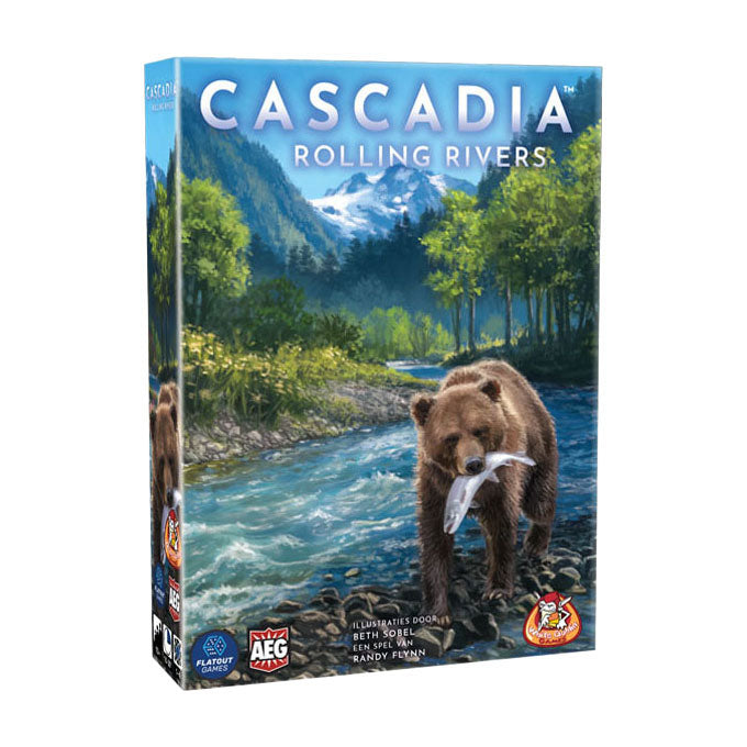 Afbeelding laden in galerijviewer, White goblin games cascadia - rolling rivers bordspel
