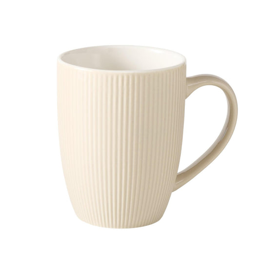 Boltze home mok ranura beige 290ml ø7,5xh9,8cm vaatwasmachinebestendig