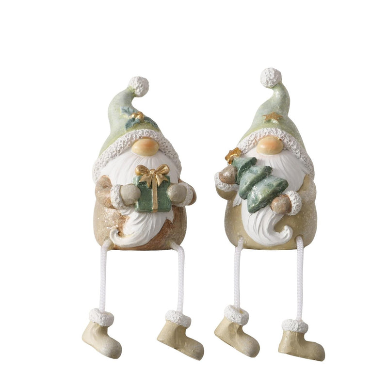 Afbeelding laden in galerijviewer, Boltze home gnoom lazaro met bungelbeentjes 5x5,5x15cm 2 assorti

