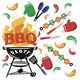 Duni servetten bbq mix 33x33cm 20-delig