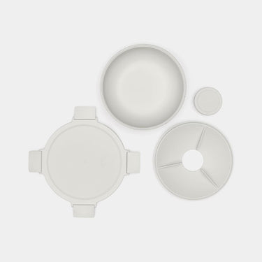 Brabantia make take saladebak 1,3l light grey
