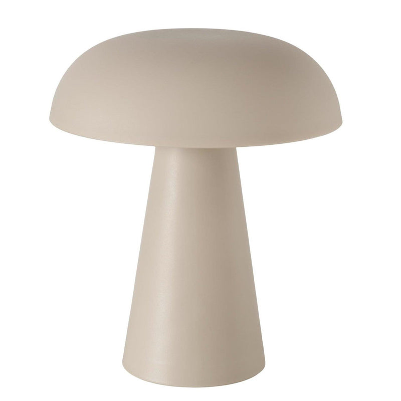 Afbeelding laden in galerijviewer, Boltze home led tafellamp adelia beige ã˜15xh17,5cm
