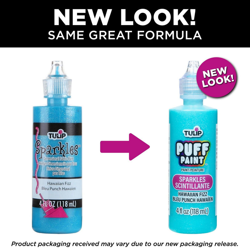Afbeelding laden in galerijviewer, Tulip • dimensional fabric paint sparkles hawaiian fizz 118ml
