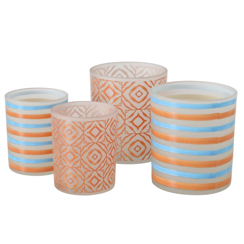 Afbeelding laden in galerijviewer, Boltze home windlicht azzurro 2-delig h8,3-10cm 2 assorti
