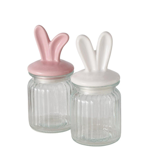 Boltze home voorraadpot oren haas 260ml